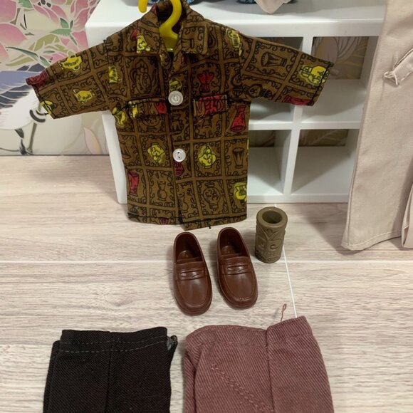 Vintage Hong Kong Barbie Clone Ken Clothes Shoes Lot - Picture 3 of 16